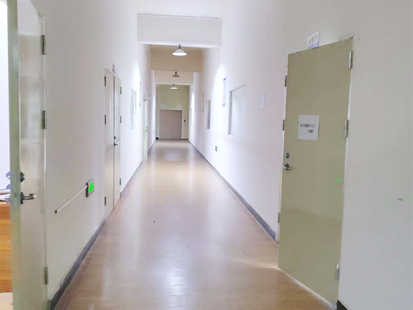 A corner of the company corridor